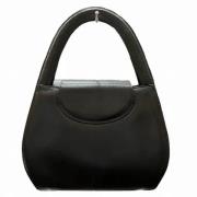 Pre-owned Leather handbags Cartier Vintage , Black , Dames