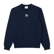 Blauwe Sweater Collectie Lacoste , Blue , Heren