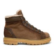 Heren nubuck wandelschoen Santoni , Brown , Heren