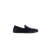 Blauwe Leren Loafer Marsell , Black , Dames