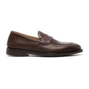 Donkerbruine Penny Loafer Schoenen Brunello Cucinelli , Brown , Heren