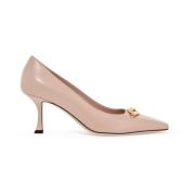 Diamantdetail Leren Hakken Jimmy Choo , Pink , Dames