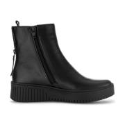 Zwarte Gesloten Booties Enkellaarzen Vrouwen Gabor , Black , Dames