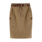 Dames Rok Mode Kleding Saint Laurent , Brown , Dames