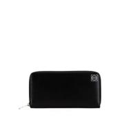 Pre-owned Leather wallets Loewe Pre-owned , Black , Dames