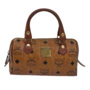 Pre-owned Canvas handbags MCM Pre-owned , Orange , Dames