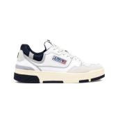 Sneakers van leer en suède met iconisch logo Autry , White , Heren