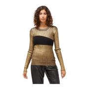 Tijdloze Longsleeve Met Patroon Custo Barcelona , Yellow , Dames