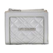 Stijlvolle Portemonnees en Kaarthouders Love Moschino , Gray , Dames