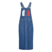 Midi Jurk Tommy Jeans , Blue , Dames