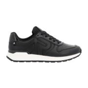 Zwarte Gesloten Damessneakers Rieker , Black , Dames