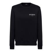 Vintage sweatshirt Balmain , Black , Heren