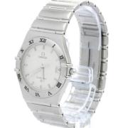 Pre-owned Fabric watches Omega Vintage , White , Heren