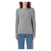 Lange Mouw Pullover Sweater Polo Ralph Lauren , Gray , Heren