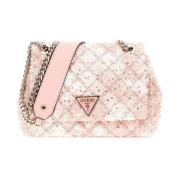 Quilt Convertible Roze Tas Guess , Pink , Dames