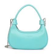 Mini Aura Rits Hobo Tas Lagune Lancaster , Blue , Dames