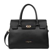 Flap Handtas met Sluiting - Foulonné Milano Lancaster , Black , Dames