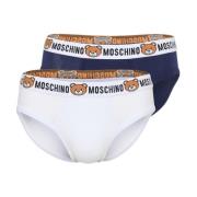 Zijden Slip Set Moschino , Multicolor , Heren