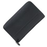 Pre-owned Leather wallets Bvlgari Vintage , Black , Dames