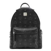 Pre-owned Leather backpacks MCM Pre-owned , Black , Dames