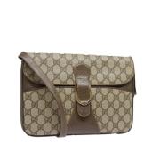 Pre-owned Leather gucci-bags Gucci Vintage , Beige , Dames