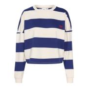 Midnight Sail Sweatshirt met geborduurd detail Saint Tropez , Multicol...