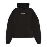 Sweatshirt met logo Balenciaga , Black , Dames