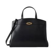 Zwarte Pimlico Tote met Gespte Details Mulberry , Black , Dames