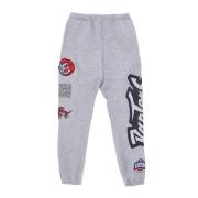 NBA Team Origins Fleece Broek Mitchell & Ness , Gray , Heren