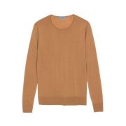 Casual Katoenen Jersey T-shirt John Smedley , Brown , Dames