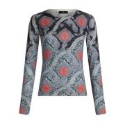 Casual Gestreept Jersey Shirt Etro , Multicolor , Dames