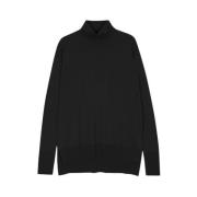 Klassieke Jersey Trui voor Mannen John Smedley , Black , Dames