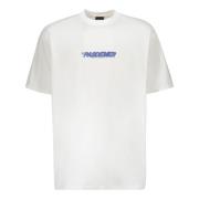 Gedrukt Katoenen T-shirt Pas De Mer , White , Heren