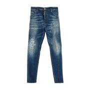 Heren Denim Mode Dsquared2 , Blue , Heren