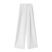 Witte Stijlvolle Broek Hinnominate , White , Dames