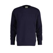 Ronde Hals Reliëf Sweater Gant , Blue , Heren