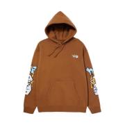 Hoodies HUF , Brown , Heren