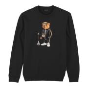 Mannen Flavor Puffer Sweatshirt Baron Filou , Black , Heren