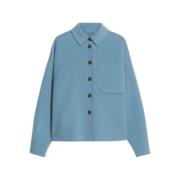 Puur wollen overhemdjasje Max Mara Weekend , Blue , Dames