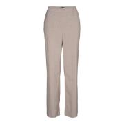 Tijdloze Straight Tailor Pant Vero Moda , Beige , Dames