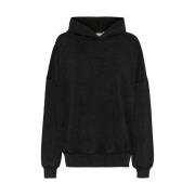 Zwart Gewassen Oversized Hoodie Gestuz , Black , Dames