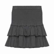 Ruffle Smock Rok Isabel Marant Étoile , Black , Dames