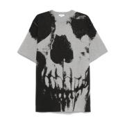 Grijze T-shirts en Polos Alexander McQueen , Gray , Heren