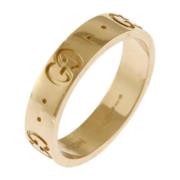 Pre-owned Rose Gold rings Gucci Vintage , Yellow , Unisex