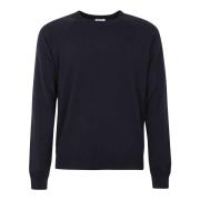 Blauwe Cashmere Crewneck Sweater Malo , Blue , Heren