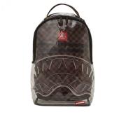 Clear Brown Check Rugzak Sprayground , Brown , Unisex