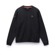 Badge Sweaters Napapijri , Black , Heren