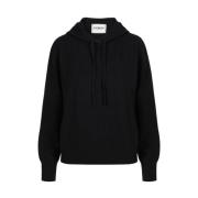 Trui van tricot met capuchon Iceberg , Black , Dames