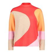 Moderne Intarsia Gebreide Trui Betty Barclay , Multicolor , Dames