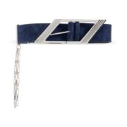 Suède riem The Attico , Blue , Dames